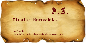 Mireisz Bernadett névjegykártya
