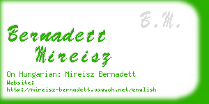 bernadett mireisz business card